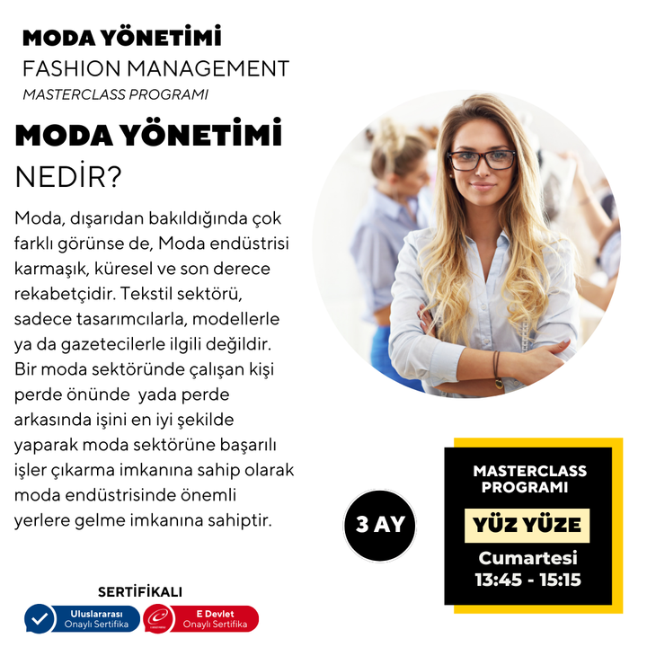 Moda Yönetimi Masterclass ( Yüz Yüze)