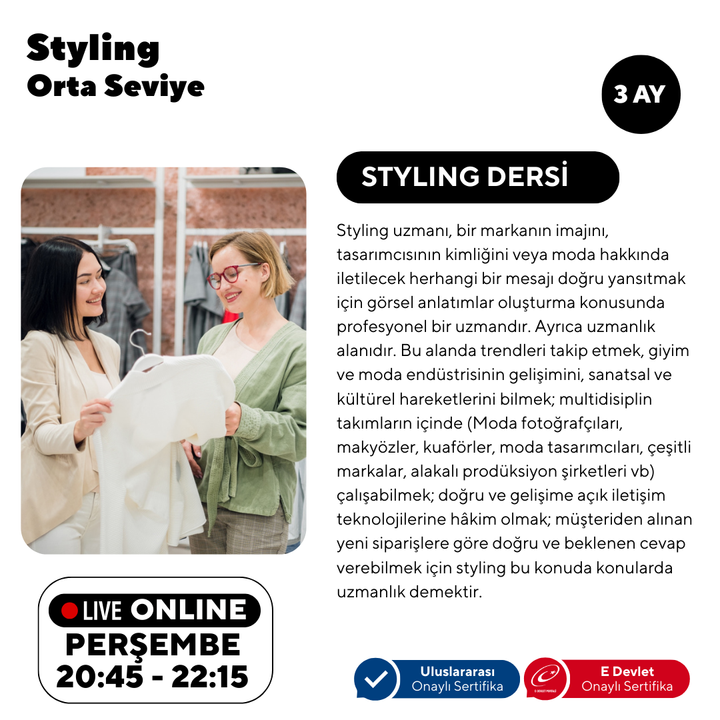 Styling -Orta Seviye