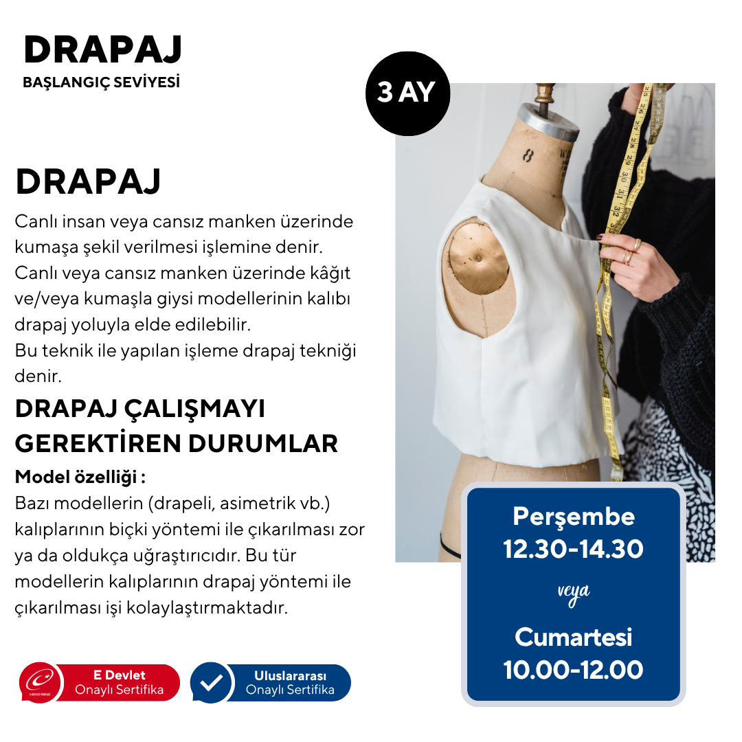 Drapaj (Başlangıç Seviyesi) - Yüz Yüze
