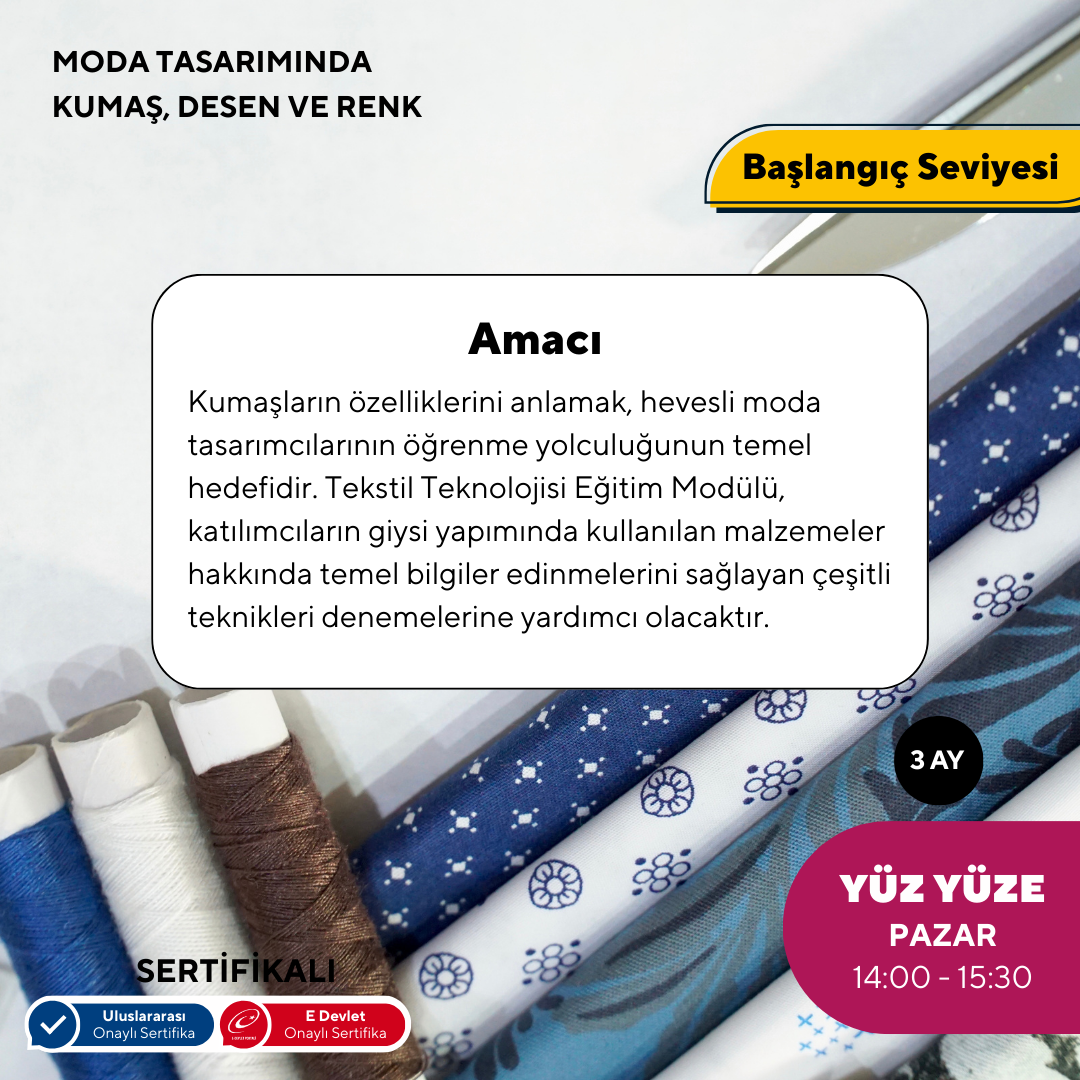 Moda Tasarımında Kumaş Desen ve Renk