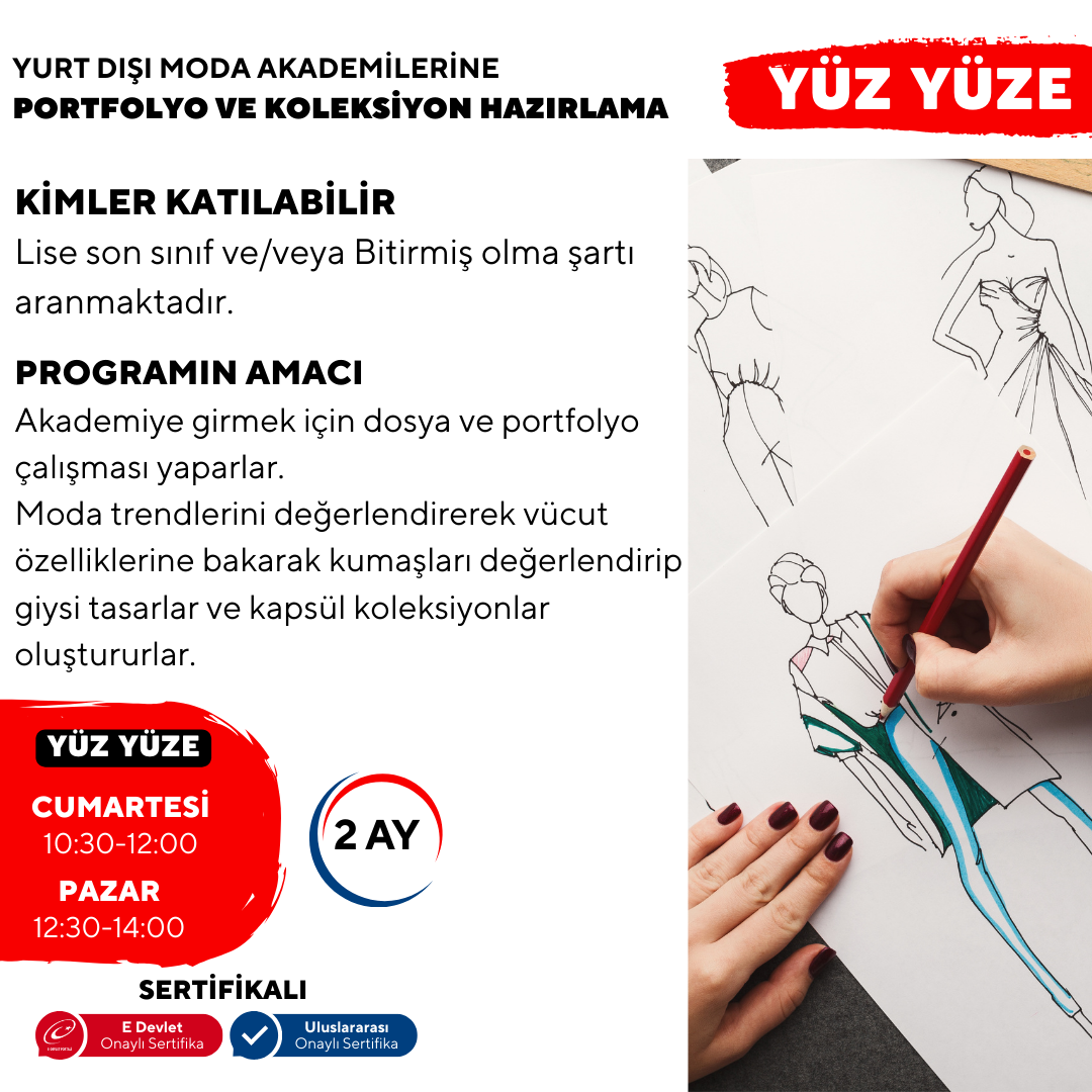 Yurtdışı Moda Akademilerine Giriş İçin Portfolyo ve Koleksiyon Hazırlama