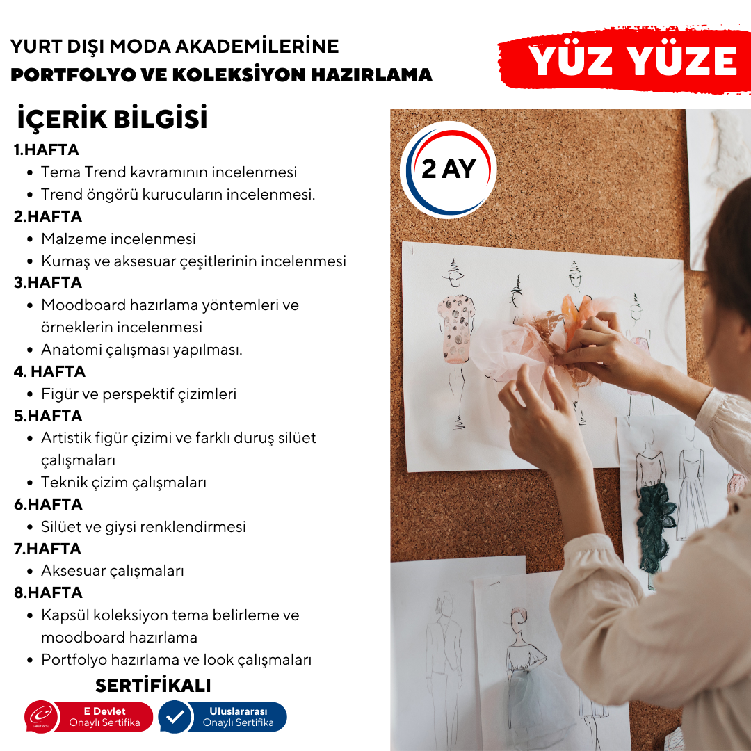 Yurtdışı Moda Akademilerine Giriş İçin Portfolyo ve Koleksiyon Hazırlama