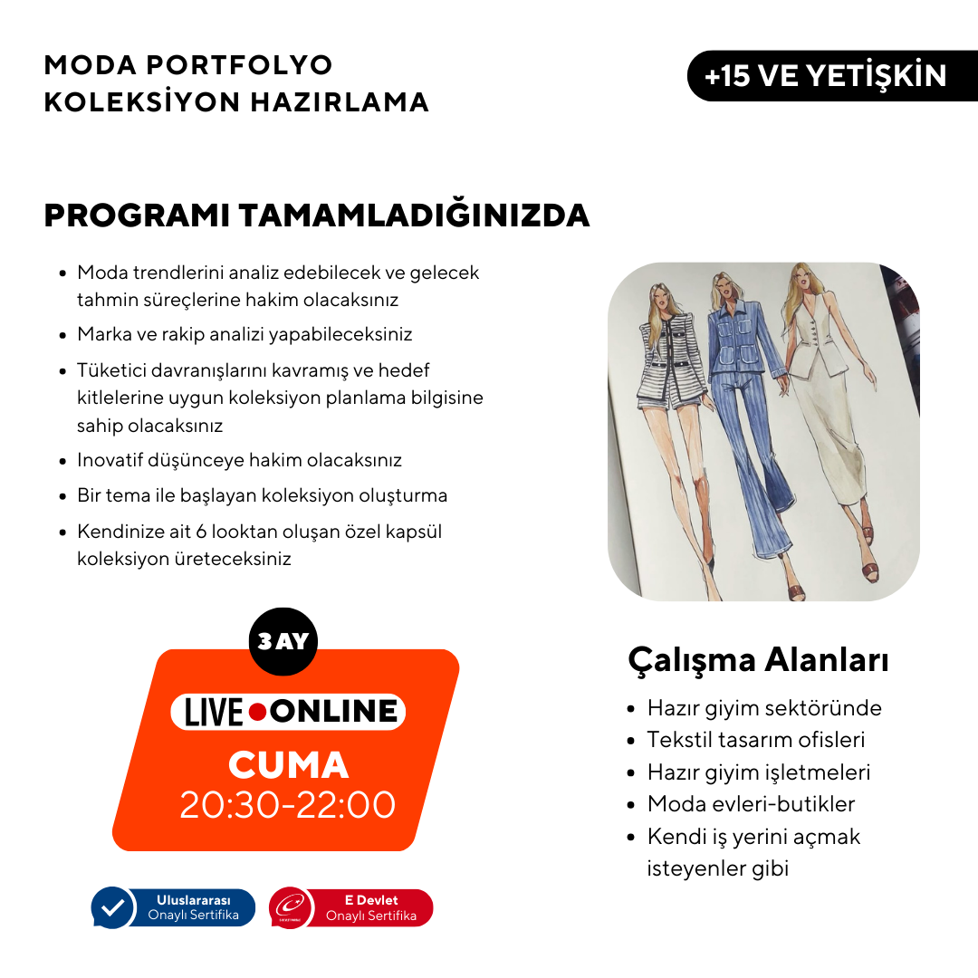Moda Portfolyo ve Koleksiyon Hazırlama