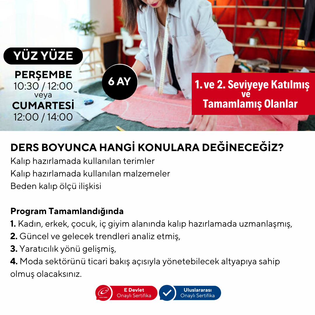 Modelistlik (İleri Seviye) -Yüz Yüze