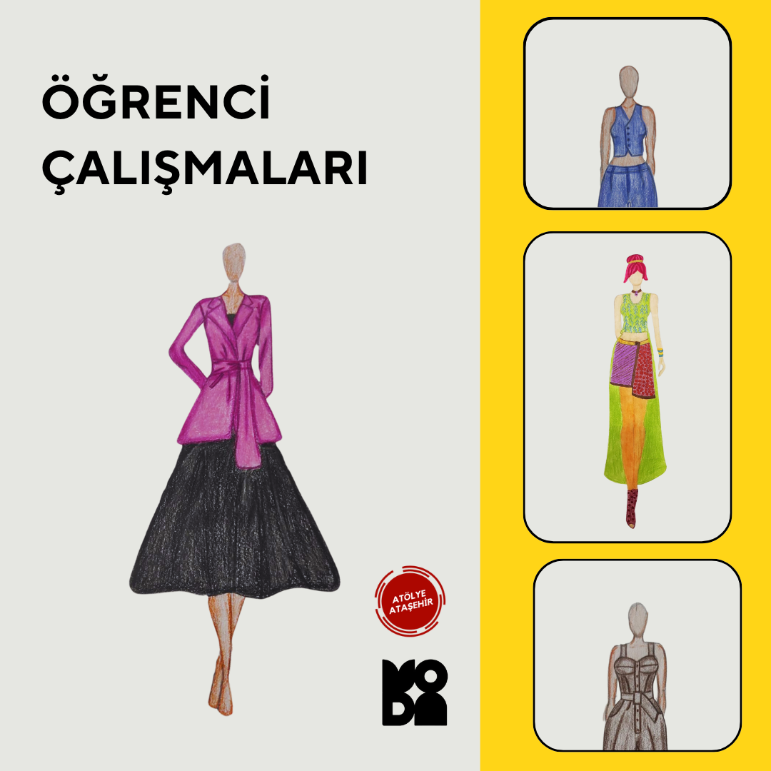 Moda (11-15 Yaş'a Özel)-Kıyafet Tasarım,Aksesuar,Temel Kalıp (Yüz Yüze)