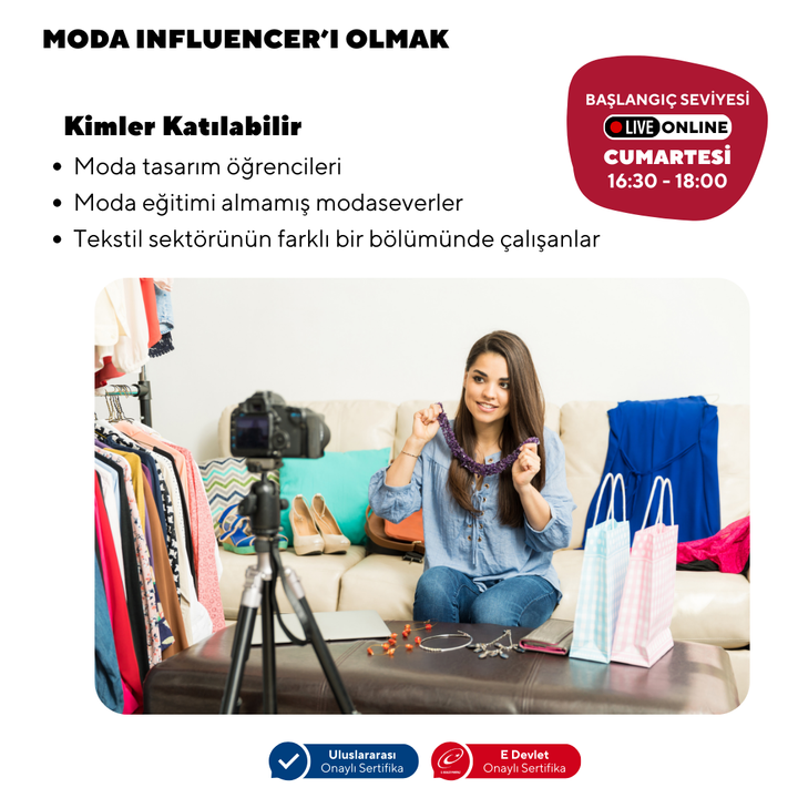 Moda Influencer'ı Olmak ( Online )