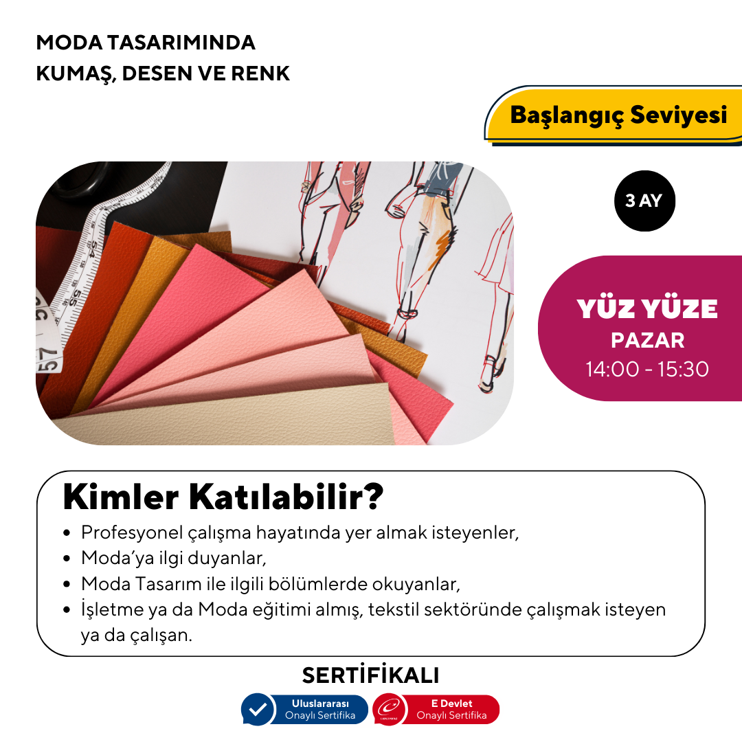 Moda Tasarımında Kumaş Desen ve Renk