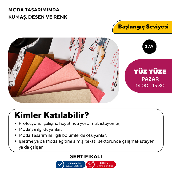 Moda Tasarımında Kumaş Desen ve Renk