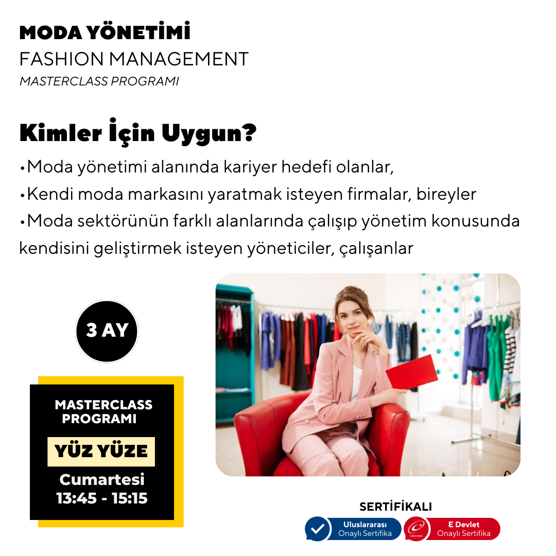 Moda Yönetimi Masterclass ( Yüz Yüze)
