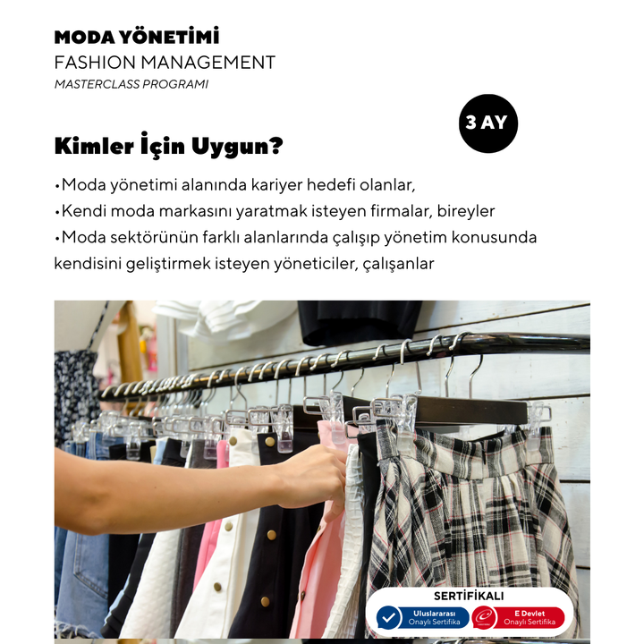 Moda Yönetimi Masterclass  (Online)