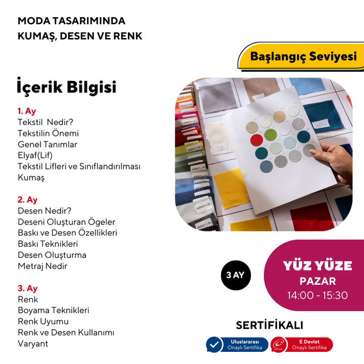 Moda Tasarımında Kumaş Desen ve Renk
