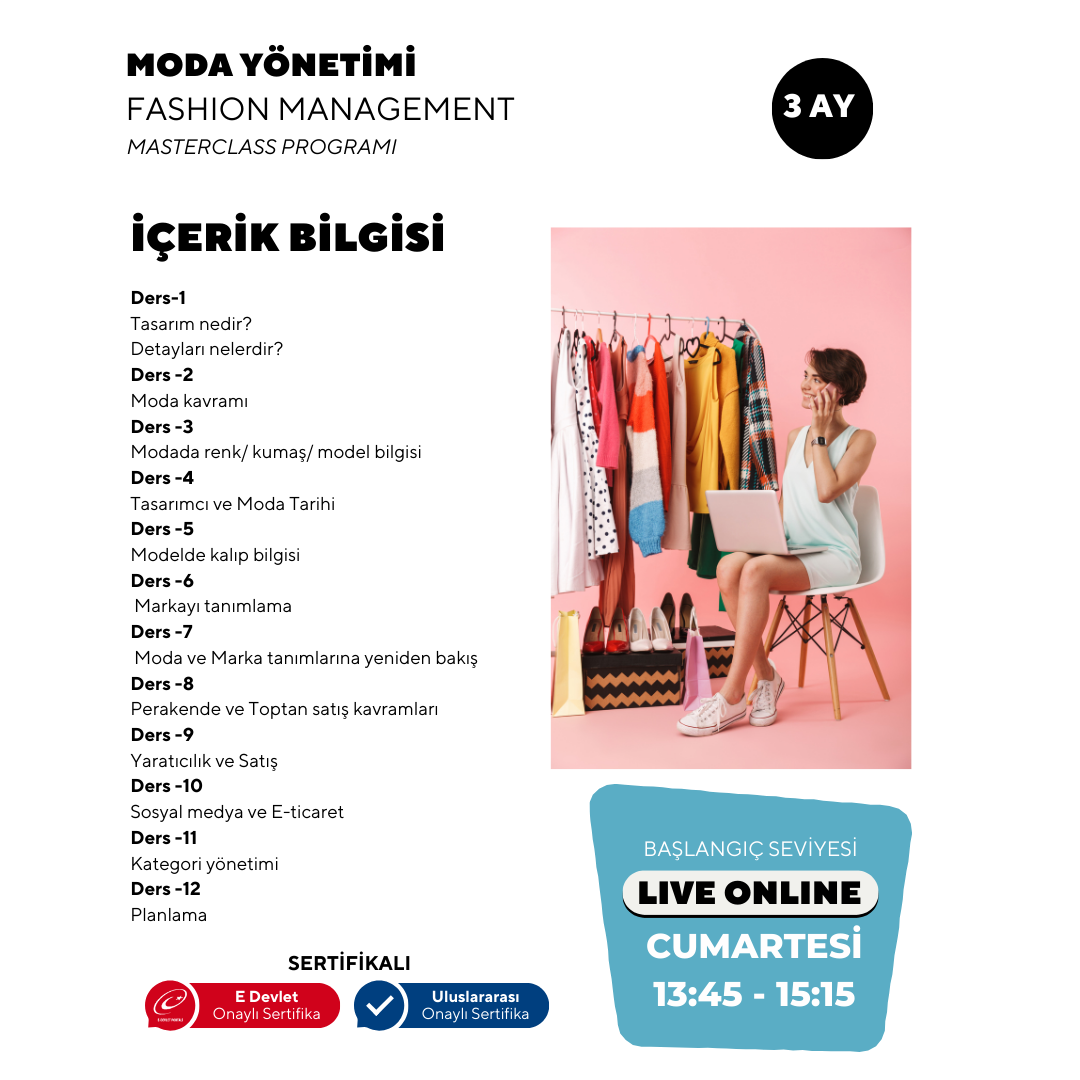 Moda Yönetimi Masterclass  (Online)