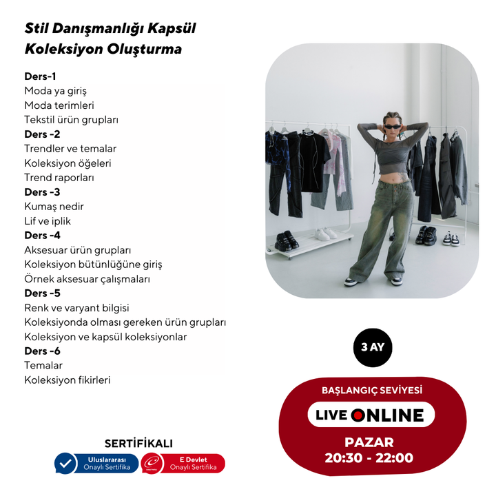 Stil Danışmanlığı ve Koleksiyon Oluşturma (Masterclass Programı)