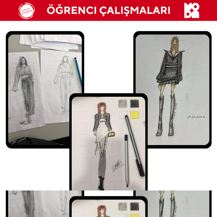 8-11 Yaş Moda Tasarımı Çizim (Online)