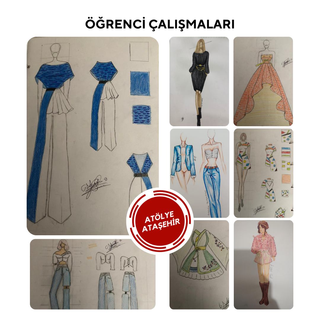 Moda Tasarım ve Çizim Dersleri-İleri Seviye (Online)