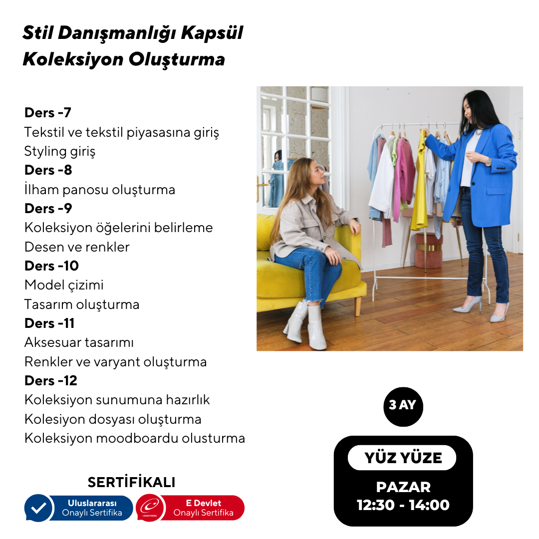 Stil Danışmanlığı ve Koleksiyon Oluşturma - Yüz Yüze
