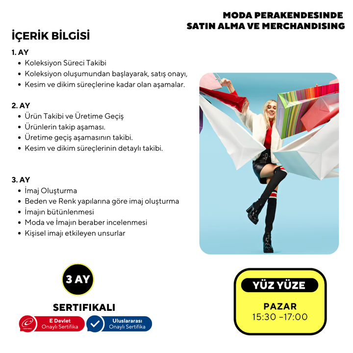 Moda Perakendesinde Satın Alma ve Merchandising ( Yüz Yüze)-Başlangıç Seviyesi